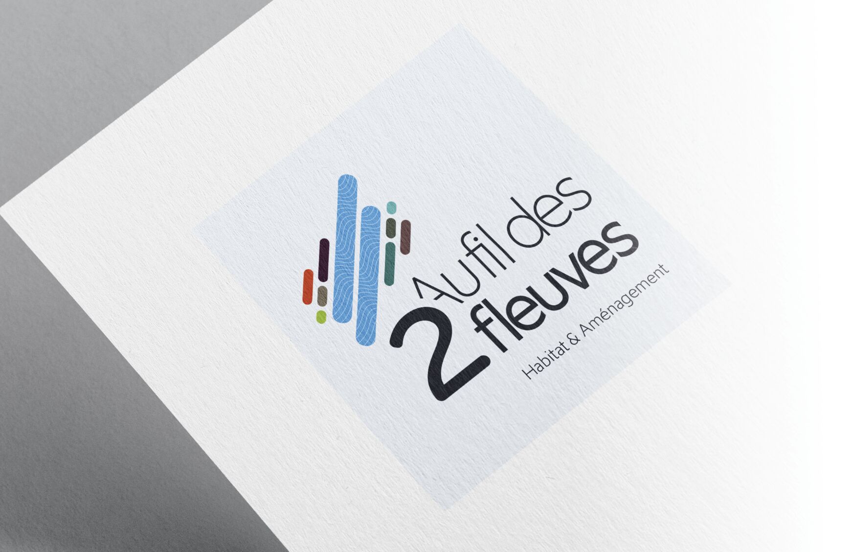 Création du nouveau logo AU FIL DES 2 FLEUVES